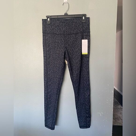 NWT Athlux Performance Leopard Print High-Waist Leggings M - Picture 1 of 9